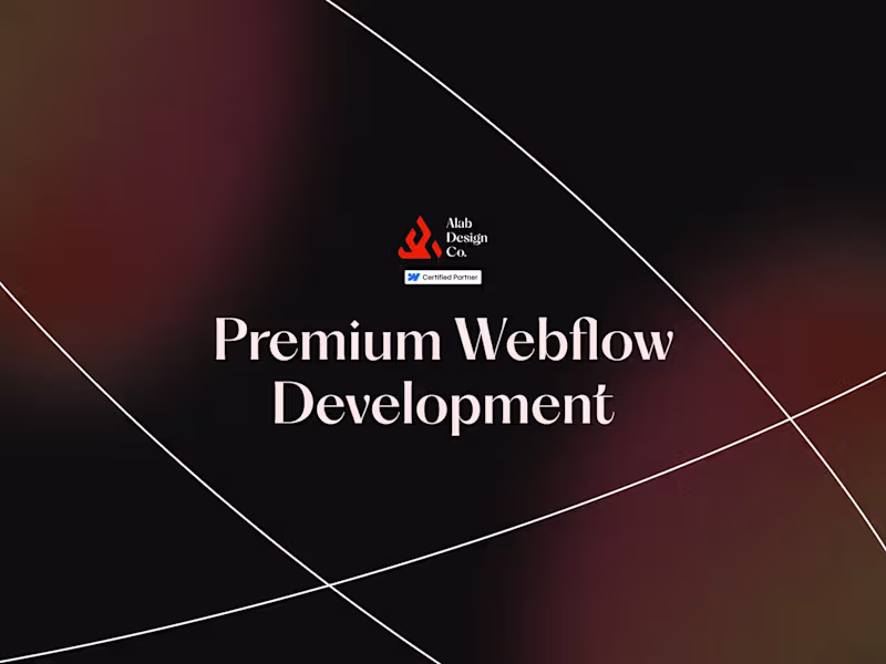 Cover image for Custom Webflow Development for High-Converting Interactive Sites