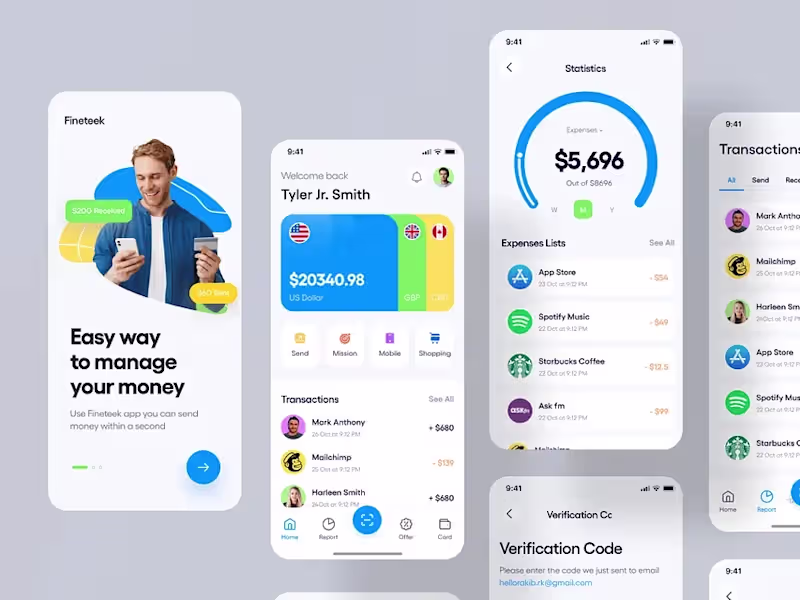 Cover image for Create Mobile App UI UX Design on Figma