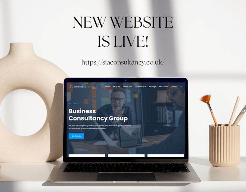 Cover image for Business website designed for UK company 