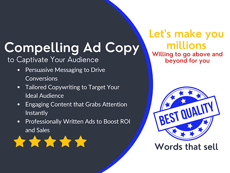 Cover image for Professional Ads copywriting 