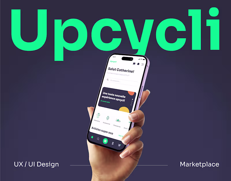 Cover image for Upcycli - UX/UI Design