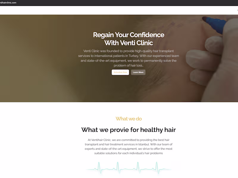 Cover image for Venti Hair Clinic