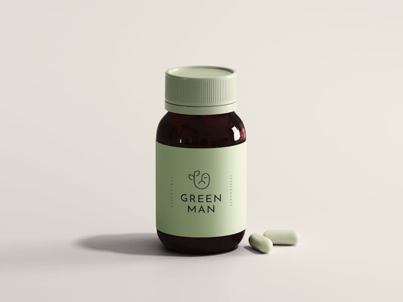 Cover image for Line logo design for Green Man Supplements