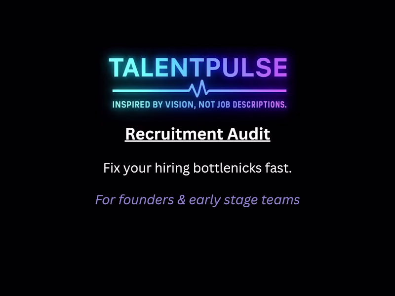 Cover image for Recruitment Audit to Identify Hiring Gaps & Fix Bottlenecks