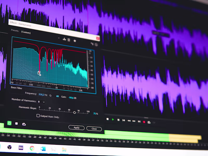 Cover image for Audio Editing and Sound Design for your Videos and Podcasts