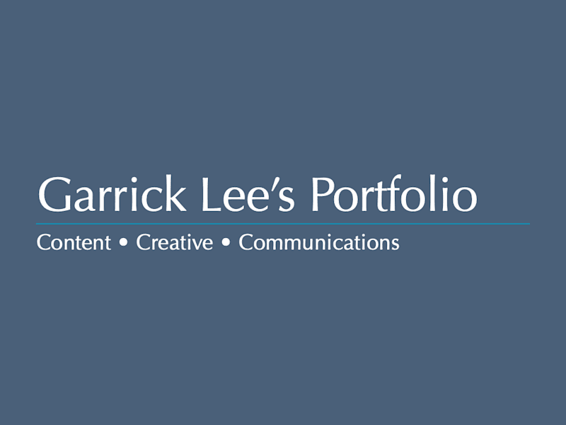Cover image for View Garrick's Portfolio