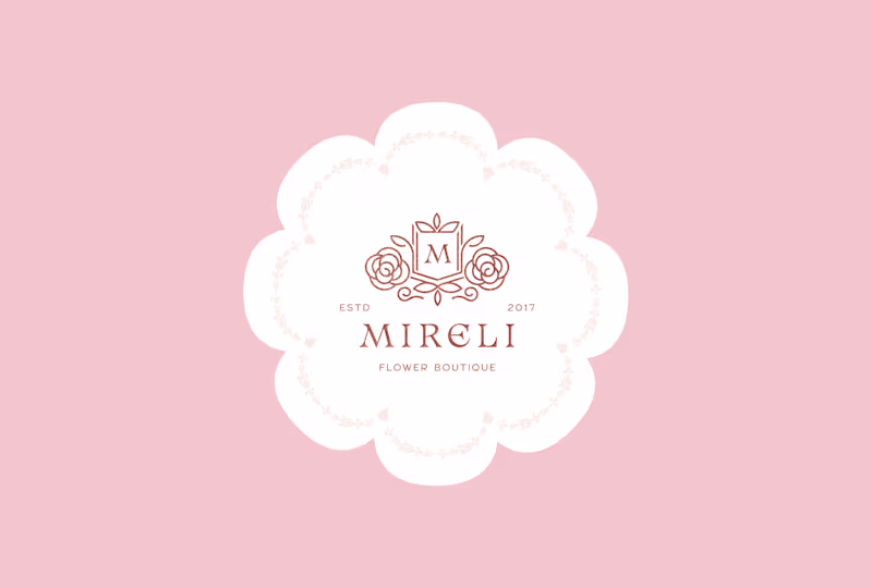 Cover image for MIRELI Flower Boutique: Brand Identity