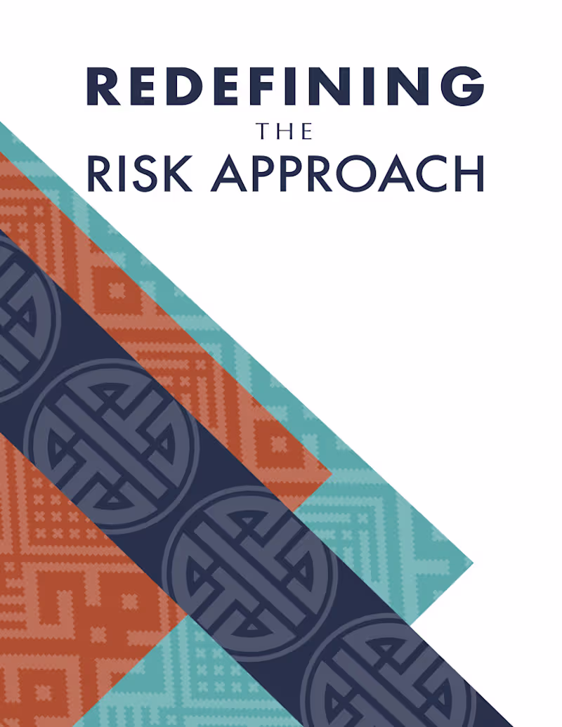 Cover image for Redefining the Risk Approach in 5 different languages