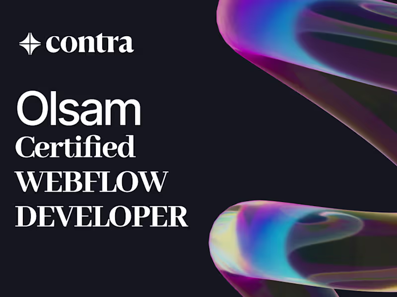 Cover image for Webflow Design & Development