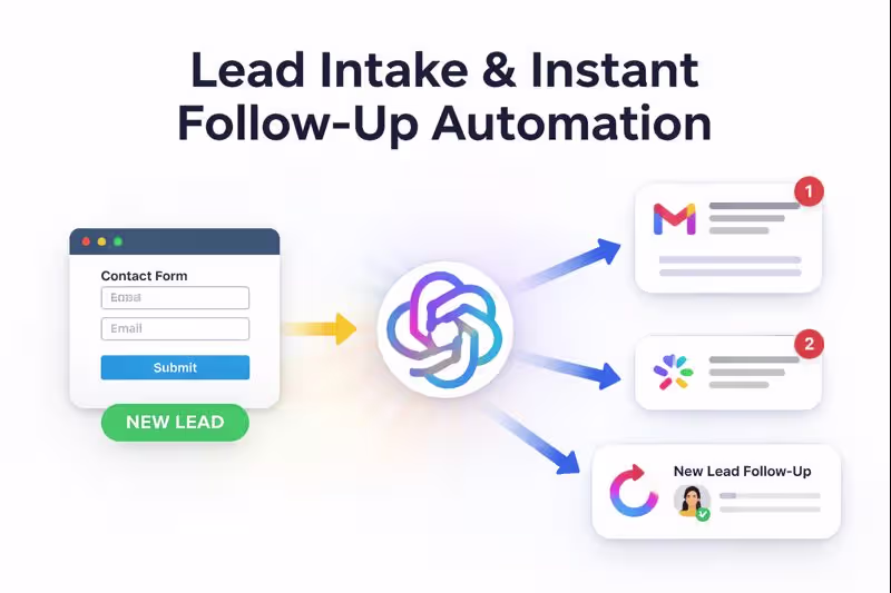 Cover image for Instant Lead Follow-Up & Routing Automation