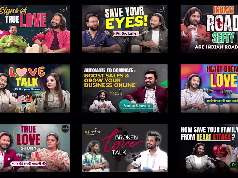 Cover image for Eye-Catching YouTube Thumbnails Design