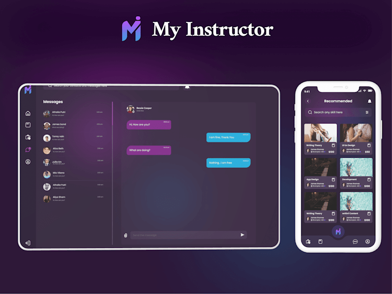 Cover image for My Instructor, Tutor Web App