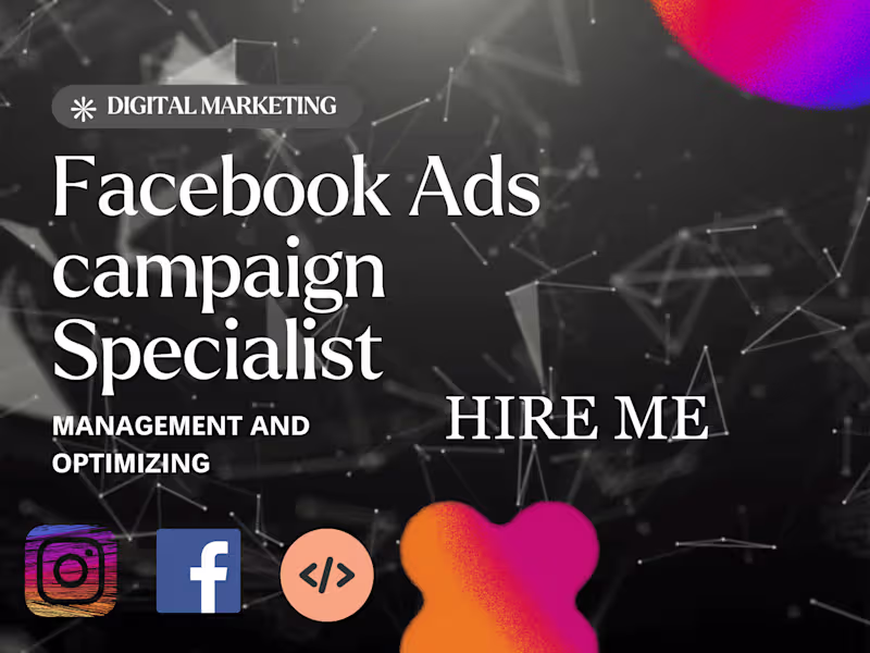 Cover image for Facebook Ads Pro - Setup to Optimization Growth Manager