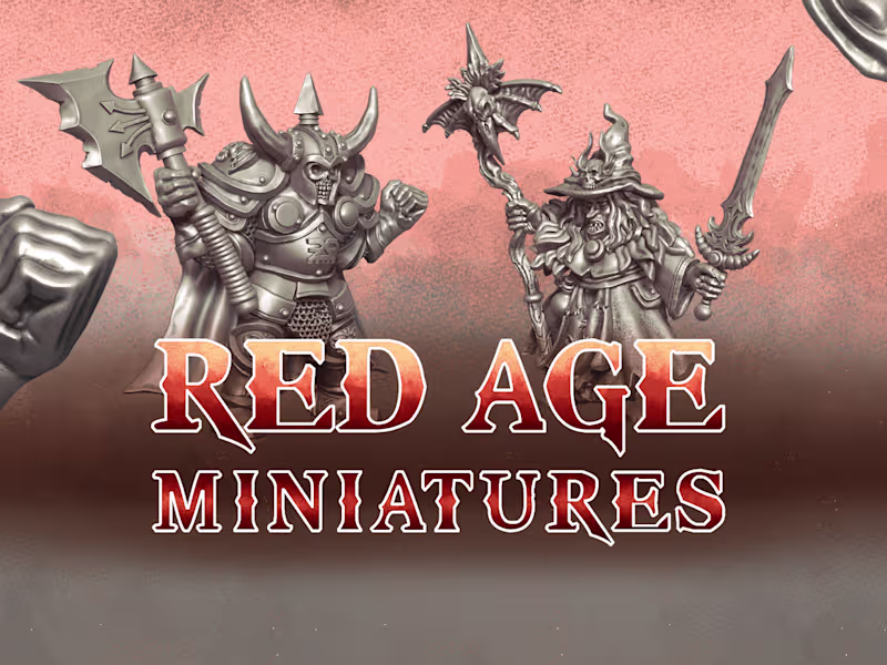 Cover image for 3D Art - Red Age Miniature Project (Ongoing)