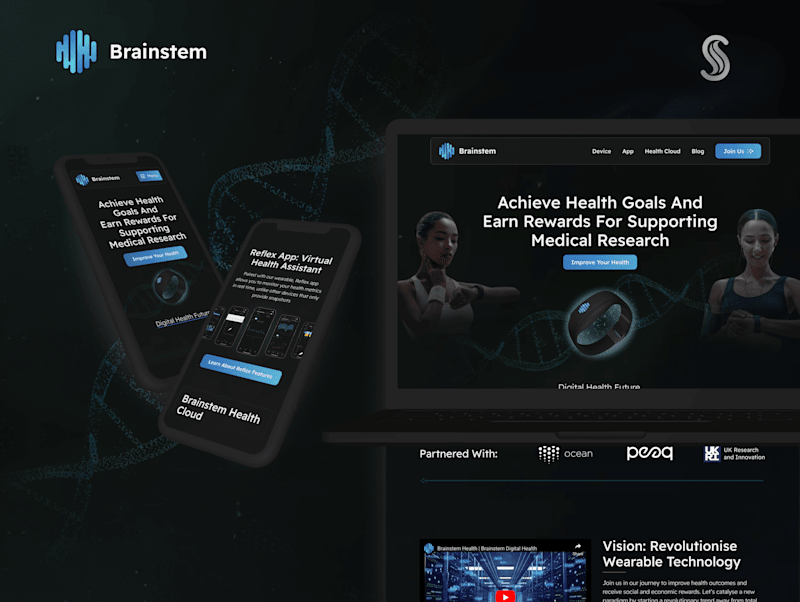 Cover image for Brainstem Digital Health – WordPress Website