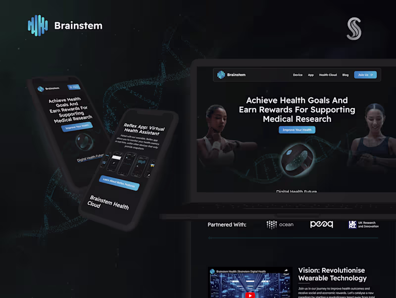 Cover image for Brainstem Digital Health – WordPress Website