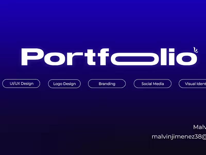 Cover image for Portfolio | UI/UX & Graphic Design | Malvin Jimenez