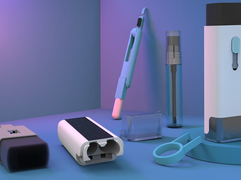 Cover image for 3D CAD Modeling of 7-in-1 Keyboard Cleaner