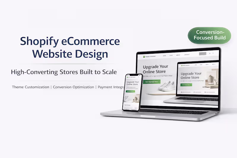 Cover image for Shopify eCommerce Website Design