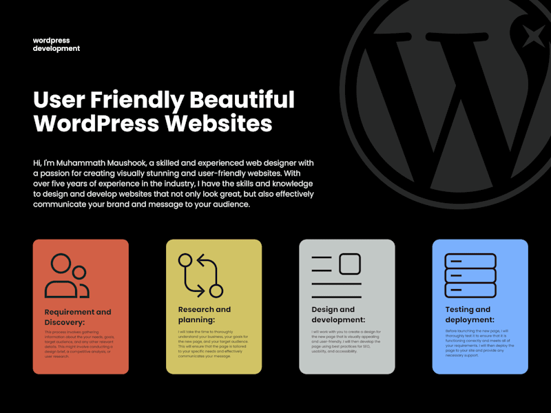 Cover image for WordPress Website: Tailored Solutions for Online Success