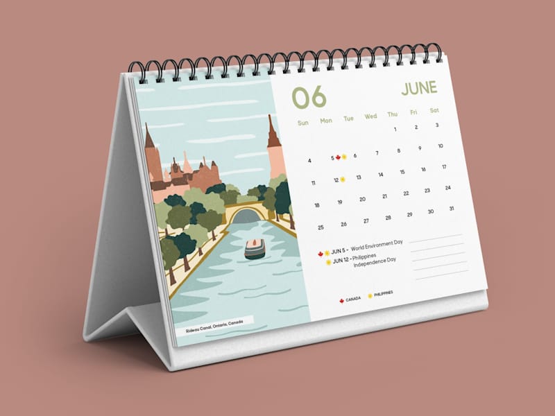 Cover image for Heypixel Illustrated Calendar