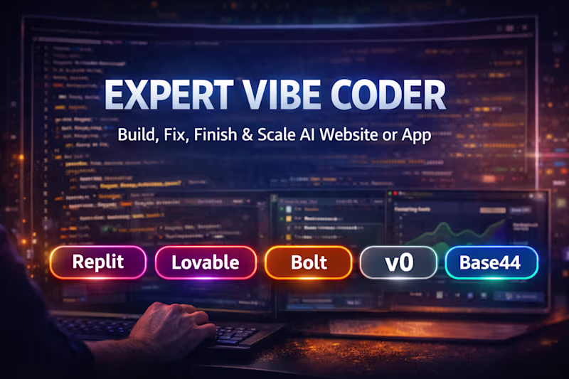 Cover image for AI Vibe Coding for Web Apps (Lovable, Bolt, Base44, Replit, v0)