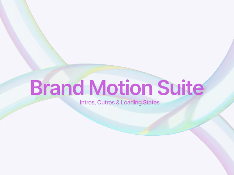 Cover image for I will create Custom Logo Animation: Bring Your Brand to Life