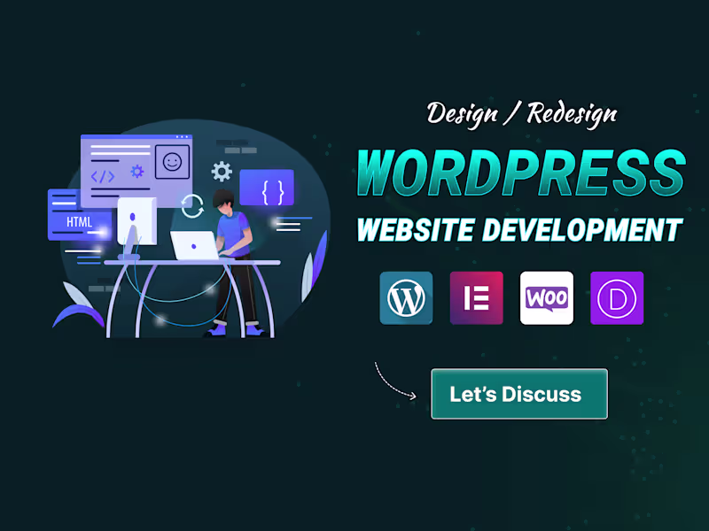 Cover image for Custom WordPress Website Development (Fast, Secure & Scalable)