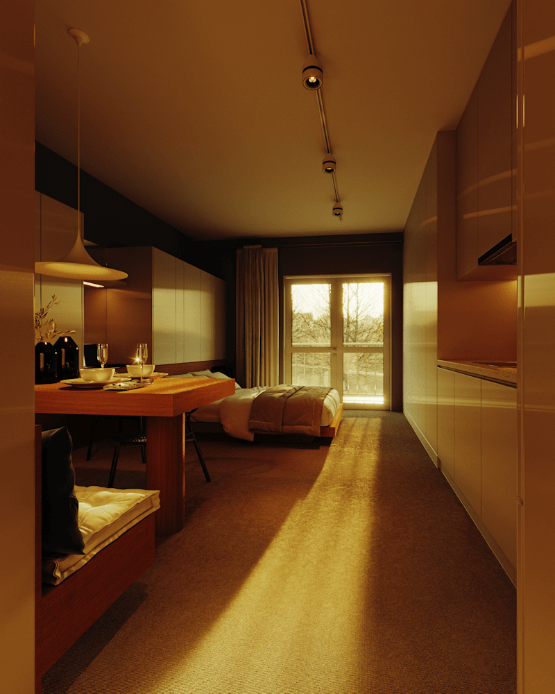 Cover image for LOFT SUNSET / ArchViz