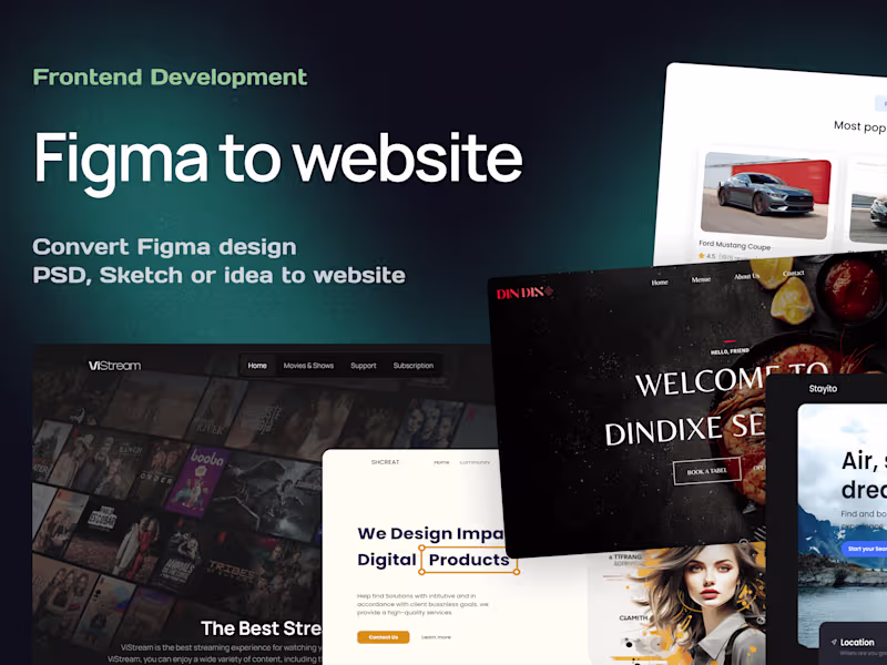Cover image for Convert Figma to Next JS website