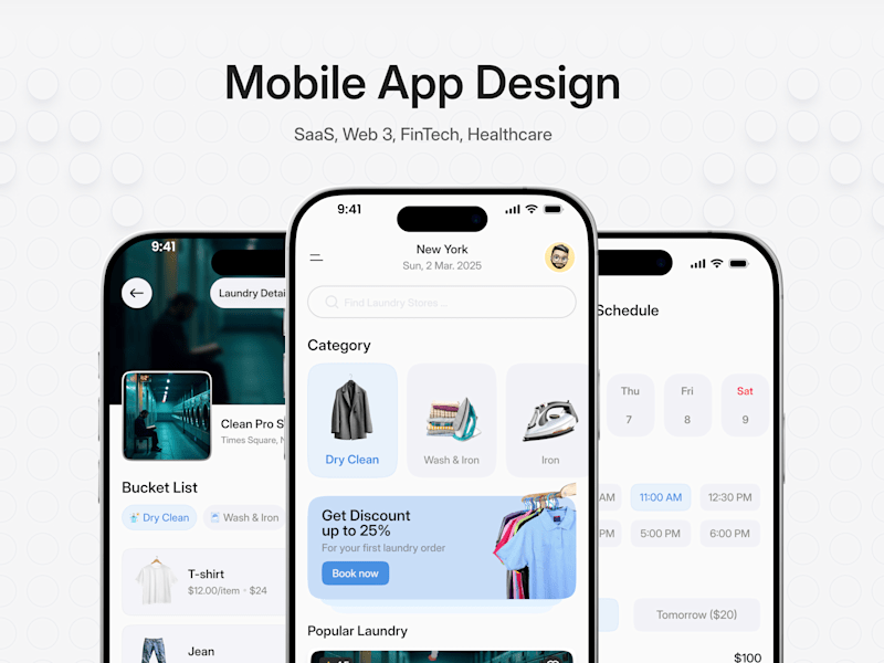 Cover image for Mobile App UX/UI Design