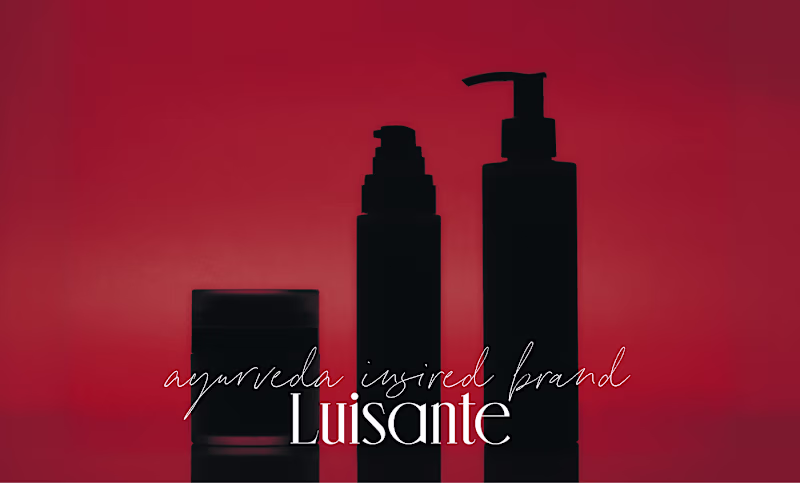 Cover image for Brand design & Art direction - skincare brand Luisante