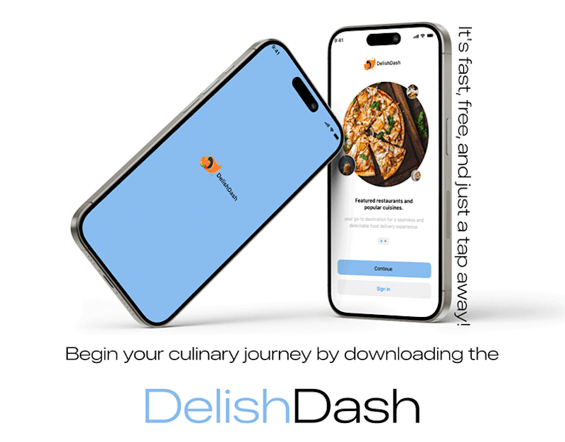 Cover image for DelishDash - The Food Delivering App