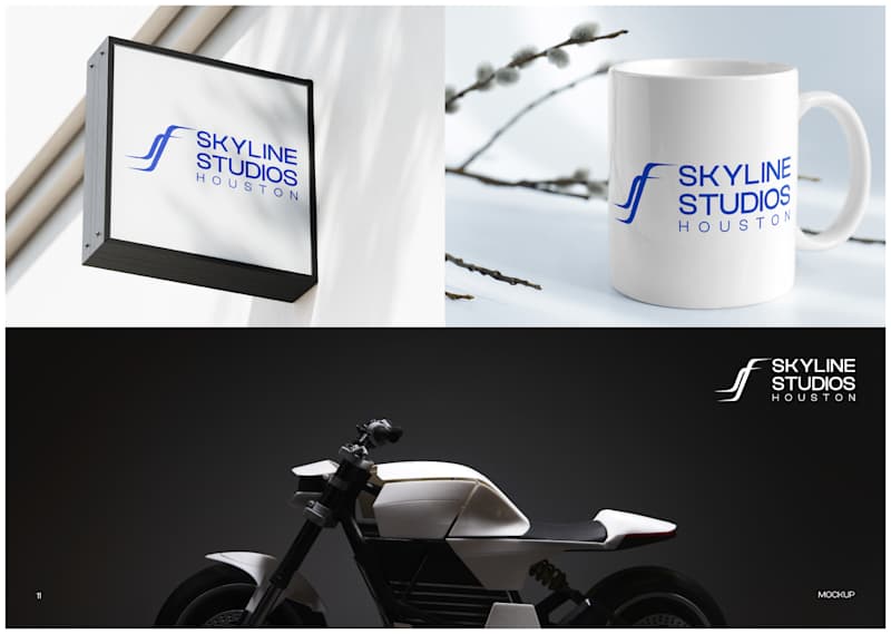 Cover image for Skyline Studios Houston - Brand Identity on Behance