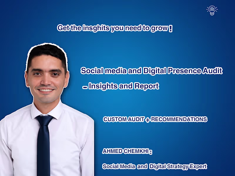 Cover image for Social Media & Digital Presence Audit – Insights & Report