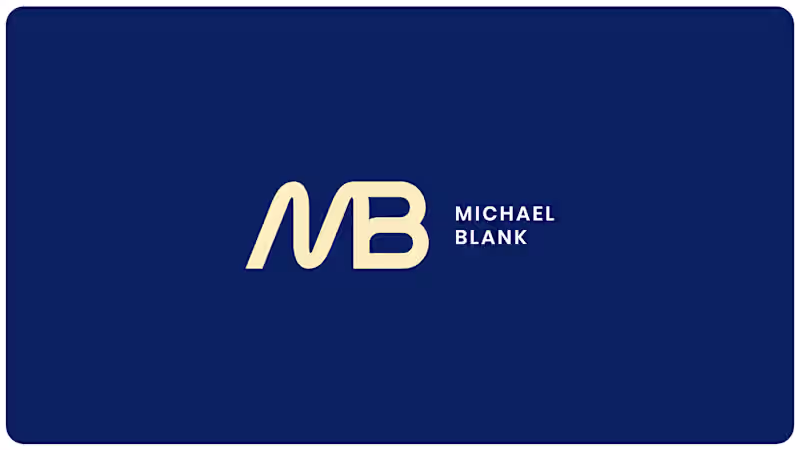 Cover image for Michael Blank - Brand Identity on Behance