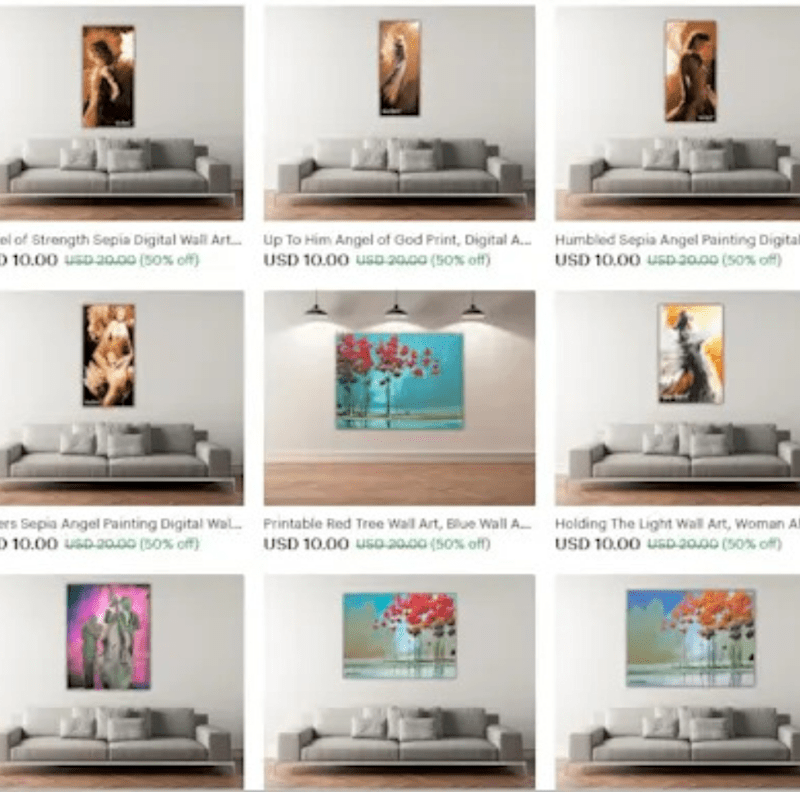 Cover image for my listing on a Etsy store :: Behance