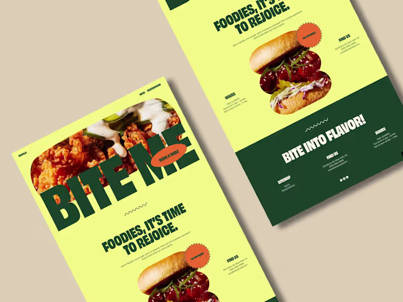 Cover image for Fast Food Website | Squarespace