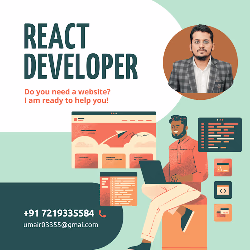 Cover image for I will create a E-commerce website of yours with React js.