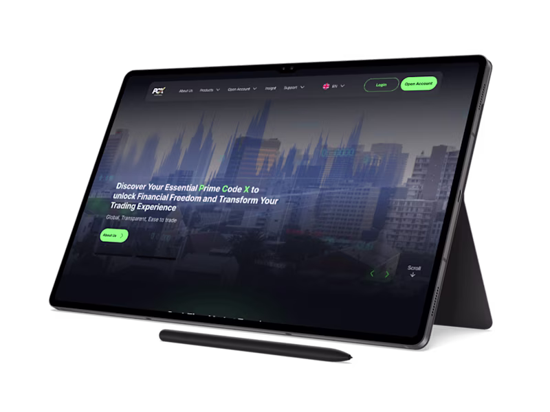 Cover image for PCXFX Trading- Webdesign