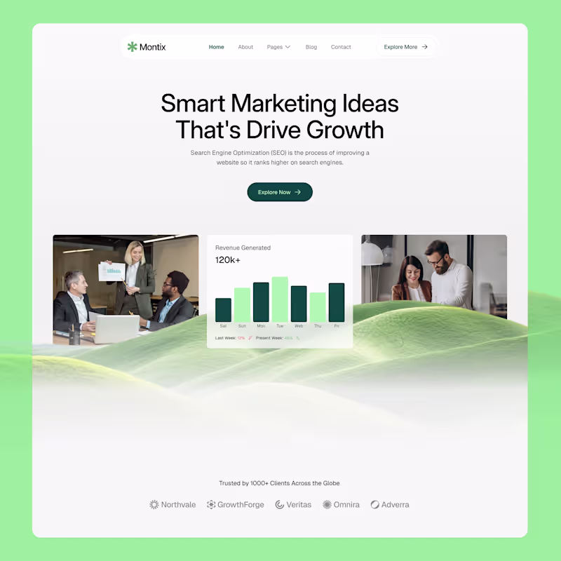 Cover image for New Template's Hero Section WIP.
What