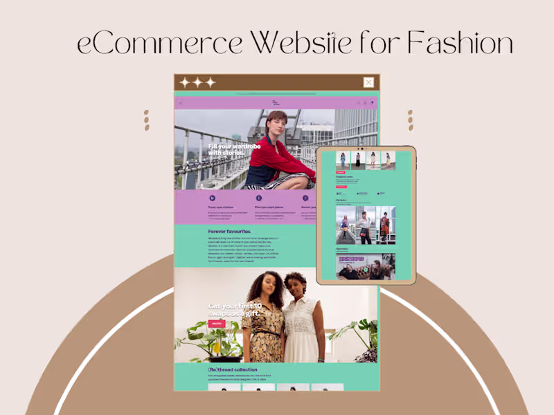 Cover image for Fashion eCommerce Store | Shopify Website Design