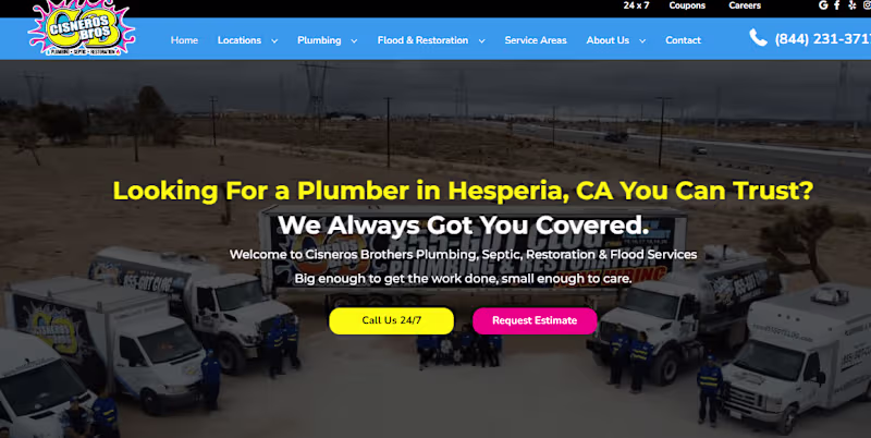 Cover image for Copywriter for Cisneros Brothers Plumbing.