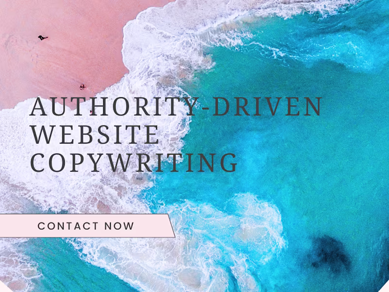 Cover image for Website copy to boost authority + drive conversions