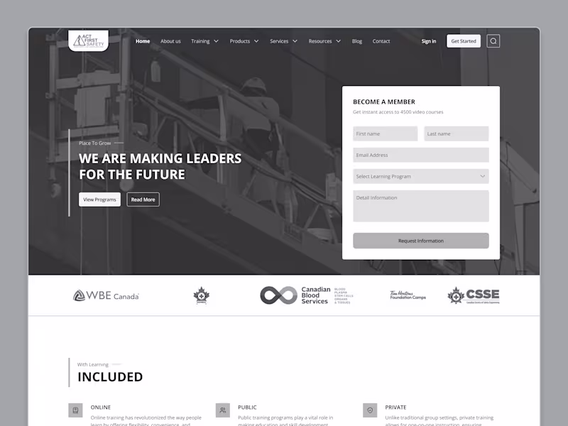 Cover image for Safety Training App Wireframe Design