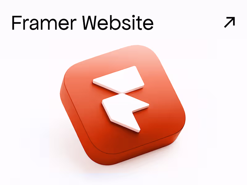 Cover image for Framer Website Design