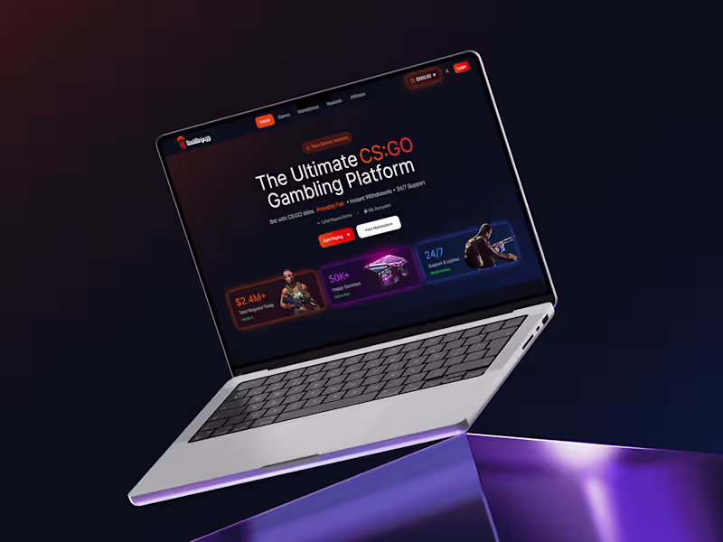 Cover image for RushDrop CS:GO Gambling Platform