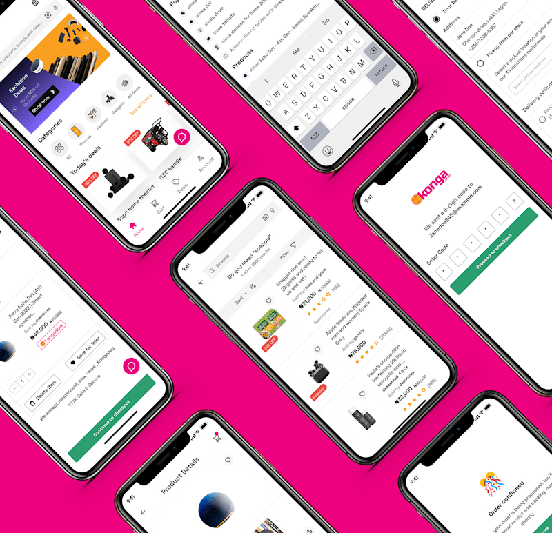Cover image for UX Strategy & Redesign: Konga’s Search and checkout experience