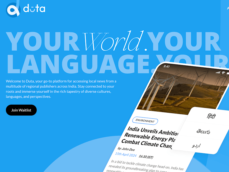 Cover image for Duta News 