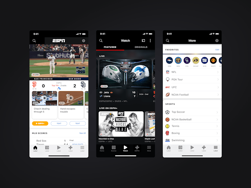 Cover image for ESPN Redesign